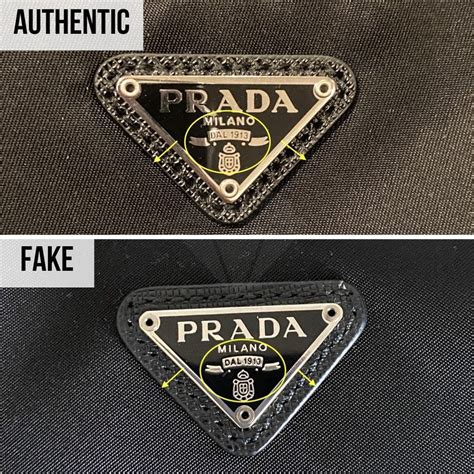 how to spot a fake prada purse|authentic prada.